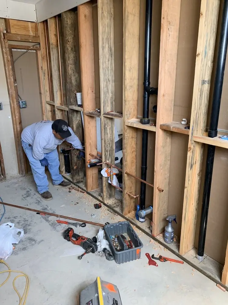 Commercial rough-in plumbing for Gas Line Repair in The Hermitage